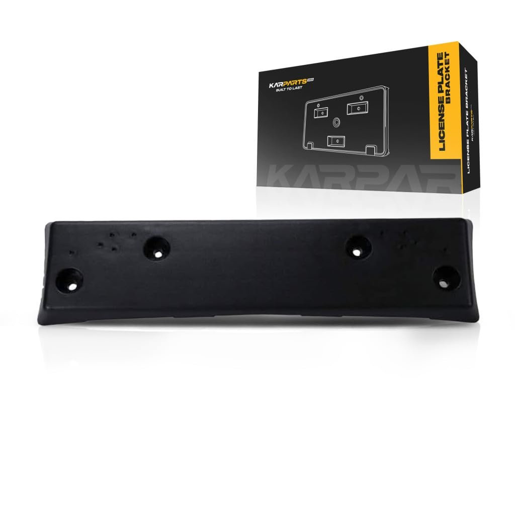 Front License Plate Bracket For Kia Forte 2010 2011 2012 2013 Sedan Hatchback 865191m010 Ki1068100 Black Plastic Standard Style