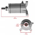 Caltric Starter Motor For Suzuki Sv650 1999 2000 2001 2002 2003 2004 2005 2006 2007 2008 2009