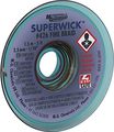 Mg Chemicals Desoldering Braid 4 Fine Super Wick With Rma Flux 5 Length X 0 1 Width Blue 