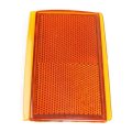 Reflector Front Driver Side Upper Amber Lens For Chevy C1500 C2500 C3500 1990 1991 1992 1993 Replacement Gm2556102 116 01170l 