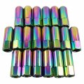 Jdmspeed New Neo Chrome 20pcs 14x1 5mm 60mm Extended Forged Aluminum Tuner Racing Lug Nut