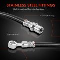 A-premium Rear Passenger Brake Hydraulic Hose Compatible With Select Subaru Models Wrx 2020 Sti 2013-2017