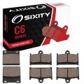Sixity C6 Front Rear Ceramic Brake Pads For Suzuki Gsf1200s Bandit Sv Sw Sx 1997-1999 Complete Set 