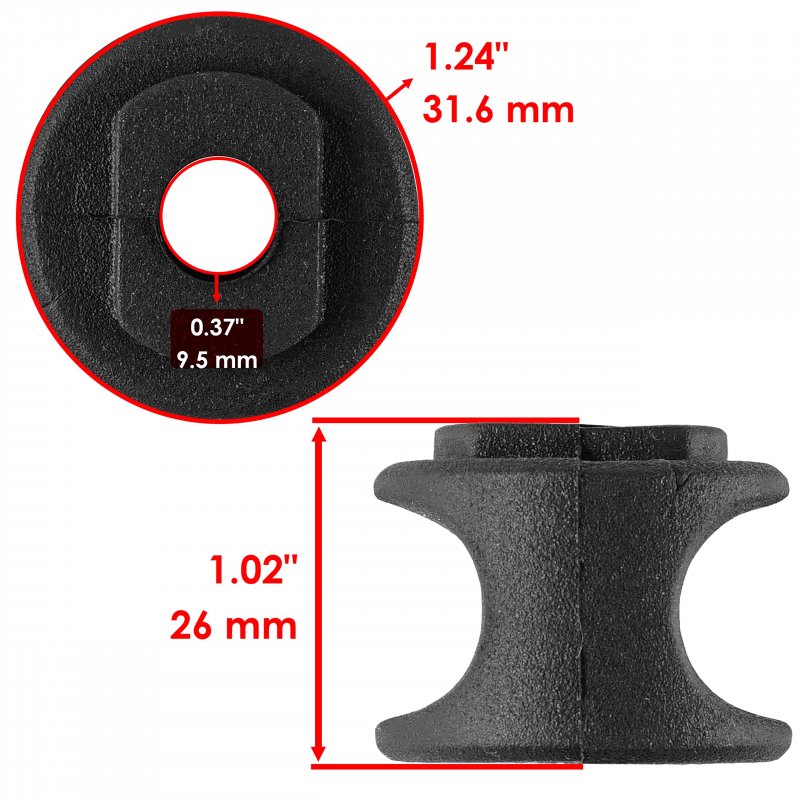 8x Rear Suspension Stabilizer Link Bushing For Polaris Worker 335 1999 Part Numbers
