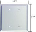 Crl Blank Glass Mirror Plate Clear 