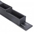 Kuafu Center Mini Cup Holder Console Compatible With 2006-2022 Dodge Charger Police Upholstered Black