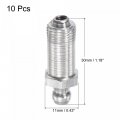 Uxcell Steel Straight Grease Fitting G1 8 Thread 11mm Width Hydraulic Accessories 10pcs