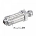 Uxcell Steel Straight Grease Fitting G1 8 Thread 11mm Width Hydraulic Accessories 10pcs