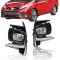 Fog Light Replacement For Sienna 2018 2019 2020 To1039216 To1039217 Led Assembly With Wiring Harness And Switch Kit Front Left 