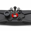 Utv Rearview Center Mirror Adjustable Wide Convex For 2017 2018 2019 2020 Can Am Maverick X3 Max R Windshield Mount Black With