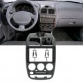 Qiilu 9in Car Radio Fascia Navigation Panel Frame Installation Dashboard Gps Replacement For Hyundai Verna 1999