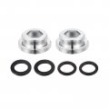 Faucet Adapter 2pcs M28mmx5 5mm Male Thread To M22mmx5 Brass Tap Aerator Connector For Kitchen Bathroom Sink 