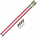 Caltric Snow Plow Blade Guide Markers 27 Bolt On Compatible With Boss Western 62265 Bax00005