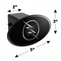 The Flash Tv Series Zoom Logo Oval Tow Trailer Hitch Cover Plug Insert