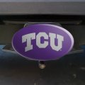 Tcu Primary Logo Oval Tow Trailer Hitch Cover Plug Insert