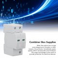 Distribution Box Voltage Arrester Resisting Fireproof Pc Material 60ka White Protection Device For Factory Household 2p 275v