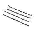 Car Door Window Weatherstrip Windproof Water Decorative For I30 2008 To 2011 Made From Abs And Rubber Material With Precise