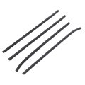 Car Door Window Weatherstrip Windproof Water Decorative For I30 2008 To 2011 Made From Abs And Rubber Material With Precise