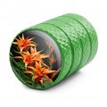 Colorful Tropical Plants Valve Stem Caps For Tire Rim Wheel Aluminum Green