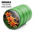 Colorful Tropical Plants Valve Stem Caps For Tire Rim Wheel Aluminum Green