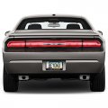 Ipick Image Made For Dodge Challenger Black Real 3k Carbon Fiber Glossy Finish License Plate Frame