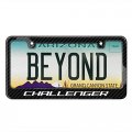 Ipick Image Made For Dodge Challenger Black Real 3k Carbon Fiber Glossy Finish License Plate Frame