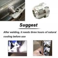 Vicue An10 10an Male Billet 1018 Mild Steel Weld On Weld In Fitting For Bung Qty 2