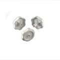 Rv Motorhome Trailer White Color Plastic Window Operator Knob With 1 Inch Shaft 