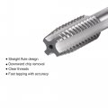 Uxcell Thread Milling Threading Tap 1 2 -12 Uns Left Hand Machine Hss High Speed Steel 6542 Uncoated 4 Straight Flutes 2b