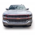 G-plus Compatible With Chevy Silverado 1500 Chrome Grille Snap On Insert 2016-2018