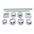 Hongk- Fork Axle Caps Covers Compatible With 2006-2007 Suzuki Gsxr 600 750 2005-2008 Gsx-r 1000 Chr B01c0swijk