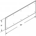 Prime-line Mp4616j Door Kick Plate 8 In X 34 Satin Aluminum Single Pack