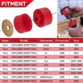 Replace For 6-116 Body Mount Bushings Kit Ford Explorer Sport Trac 2wd 4wd 2001-2005 18pcs Red Polyurethane