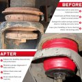 Replace For 6-116 Body Mount Bushings Kit Ford Explorer Sport Trac 2wd 4wd 2001-2005 18pcs Red Polyurethane