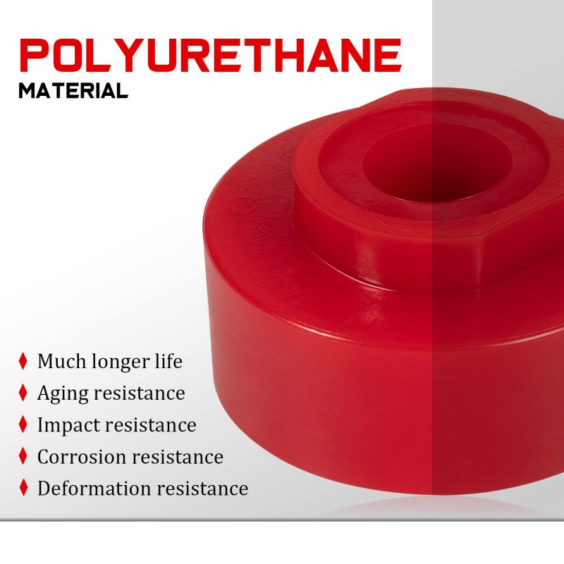 Replace For 6-116 Body Mount Bushings Kit Ford Explorer Sport Trac 2wd 4wd 2001-2005 18pcs Red Polyurethane
