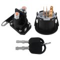175442 Ignition Switch 7 Terminals 2 Keys And 725 04439a Starter Solenoid 12v For Husqvarna Ct130 Cth130 Cth150 John Deere Mtd 