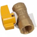 Supplying Demand 01-2808 6404 Straight Gas Shut-off Ball Valve 1 Inch Fip X 1 2