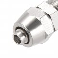 Uxcell Flared Tube Fitting Union G1 8 X 6mm Od Reusable Hydraulic Straight Hose End Male Fittings 10pcs