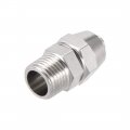 Uxcell Flared Tube Fitting Union G1 8 X 6mm Od Reusable Hydraulic Straight Hose End Male Fittings 10pcs
