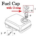Jmchstore Metal New Gas Fuel Tank Cap For Coleman Ct200u Bt200x Ct200u-ex Baja Mb165 Mb200 Doodlebug Mini Bike Honda 4hp-13hp