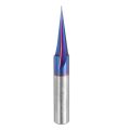 15 Degree V Groove Engraving Router Bits For Cnc Tip And 3 Flutes 1 4 Inch Shank Carving Bit Nano Coated Carbide End Mill 