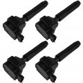 Set Of 4 Ignition Coil Pack For 01-04 Mercedes-benz Slk230