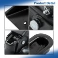 Black A Frame Trailer Coupler Heavy Duty 2 In Hitch Ball 8000lbs Capacity Steel Direct Replacement