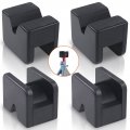 Swpeet 4 Pack V Types Sparta Floor Jack Pad Adapter For Stand 2-4 Ton Universal Rubber Slotted Frame Rail Pinch Welds Protector 