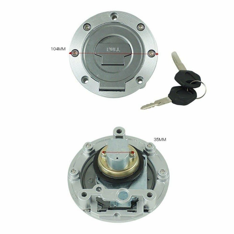 Fits For Ignition Switch Gas Cap Seat Lock Key Set Yamaha 06-12 Mt03 99-05 Yzf R6