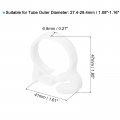 Uxcell Double Gripping Nylon Hose Clamps 8pcs 27 4-29 4mm Adjustable Snap Grip Plastic Clamp For Fuel Line Hoses Plumbing