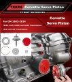High Performance Corvette Servo Piston Assembly With Cover Snap Ring For Gm 1982-2014 700r4 4l60e 4l65e 4l70e Transmissions Red