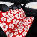 Aloha Hawaiian Hibiscus Printed Car Back Seat Covers Nonslip Rear Protector Fits For Most Cars