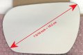 New Mirror Glass With Full Size Adhesive For 2013-2018 Hyundai Santa Fe Sport Driver Side View Left Lh