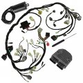 Caltric Wiring Harness And Ignition Coil With Rectifier Compatible Honda Rincon 680 Trx680fa 2006-2007